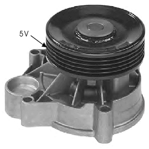 Picture of QCP3373 - WATER PUMP - BMW 320D E46 M47D20 (5PK)