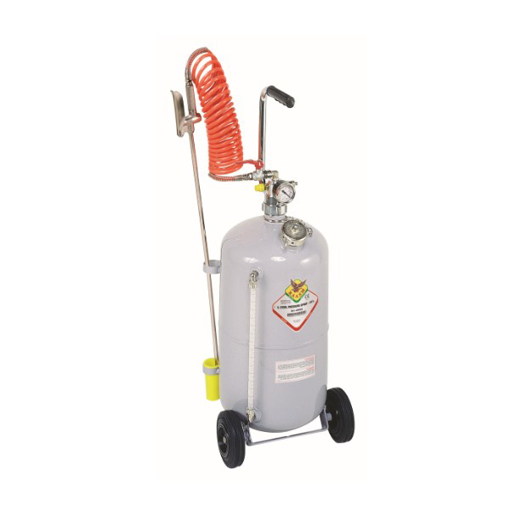 Picture of 23024 - Wheel Mounted Pressure Sprayer 24 Litre, Aisi 304 Painted Stainless Steel With Level Gauge