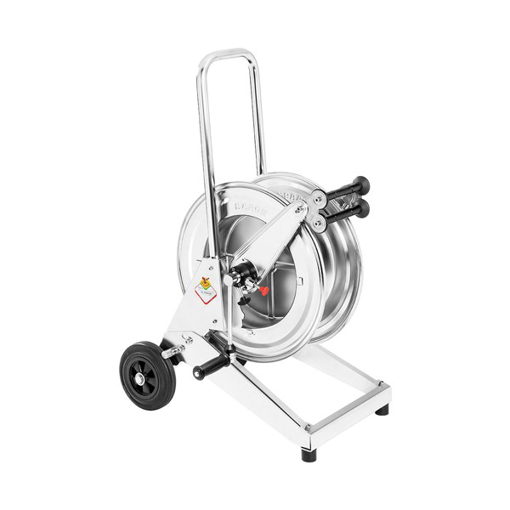 Picture of 246542.105 - Manual Trolley-Mounted Hose Reel In Stainless Steel Aisi 304, S.540, For Air-Water, 20 Bar, Without