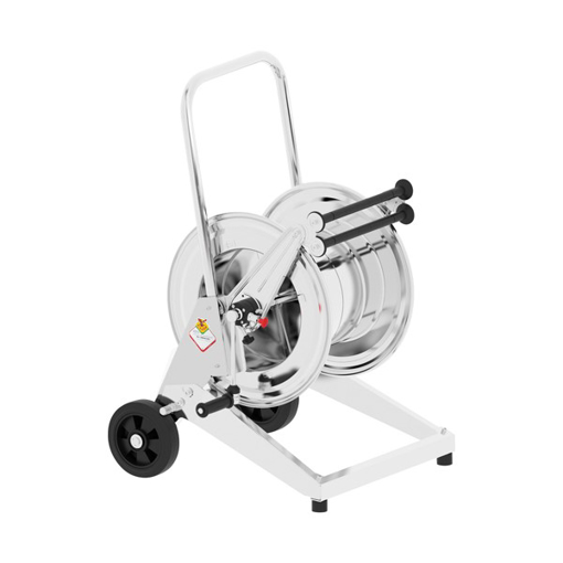 Picture of 246564.205 - Manual Trolley-Mounted Hose Reel In Stainless Steel Aisi 304, S.560, For Hot Water, 100 Bar, Without
