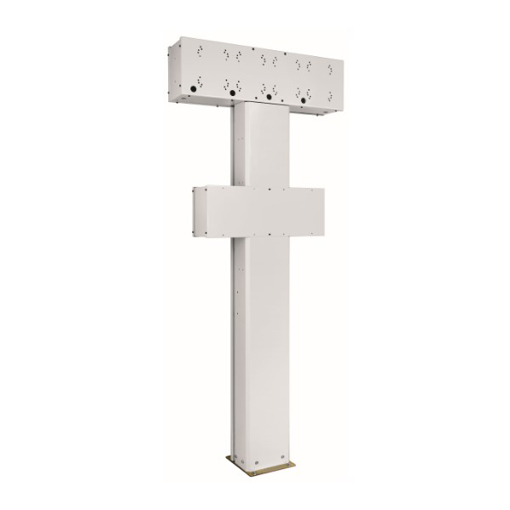 Picture of 39338 - Single Frontal/Two Sided Column With 1 Support For 4+4 Hose Reels