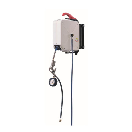 Picture of 52010 - Kit Hose Reel With Inflating Gun Provided With Manometer Ø 60 mm, 0-10 Bar