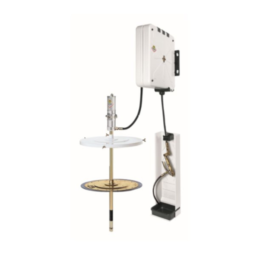 Picture of 64210 - Wall Mounted Grease Dispensing Kit For Drums 180-220 Kg, With Pump R 50:1 & Hose Reel P/N 8440.501
