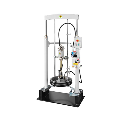 Picture of 11/12751P1NH - Twin Ram Hoist P/N 11/85 With Pump P/N 118Fsp/401 & Follower Plate P/N 11/65 For 200 Kg Drums With